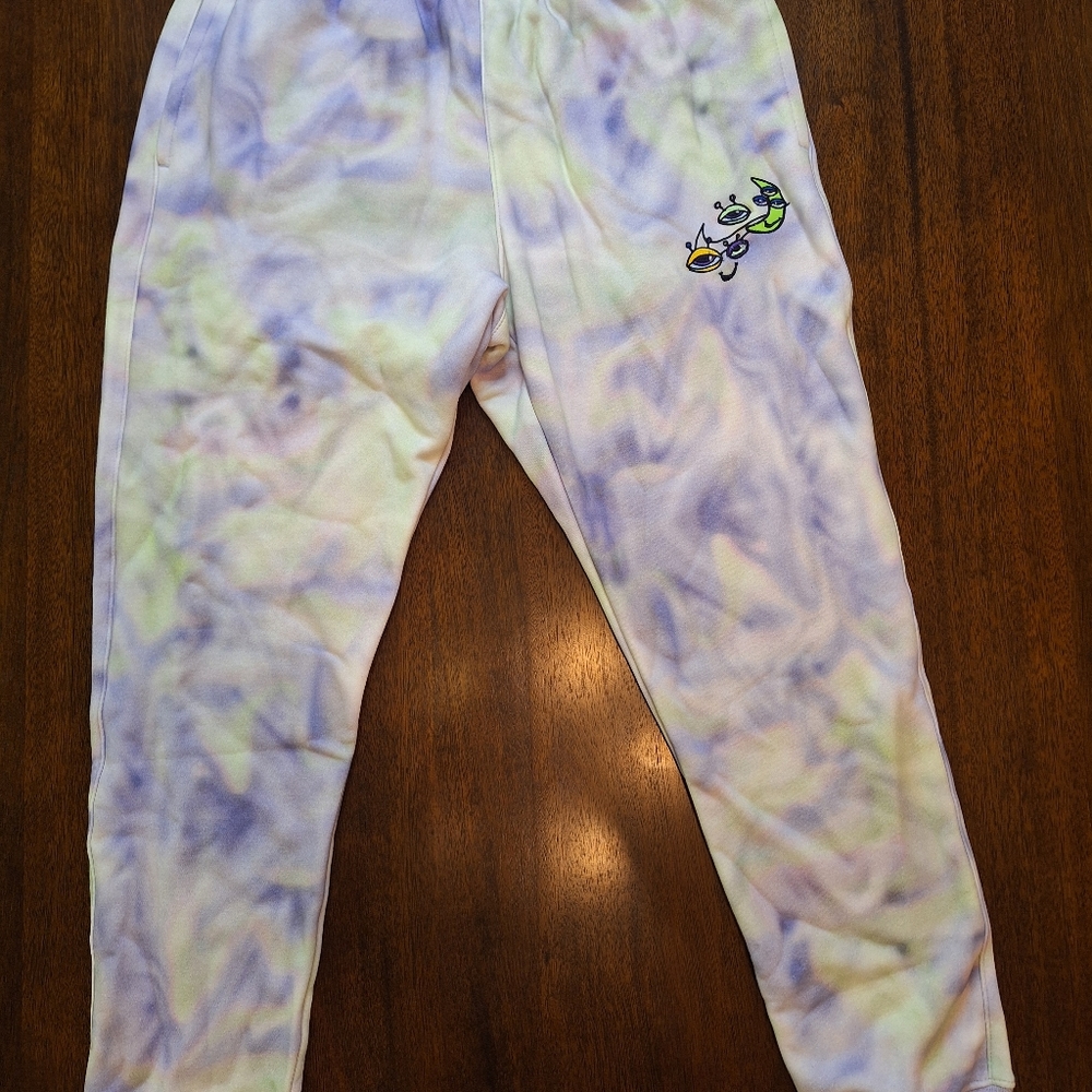 Nike Sportswear Tie-Dye Embroidered Fleece Pants